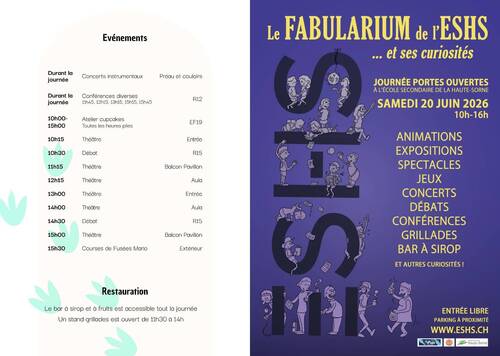 Programme des portes ouvertes